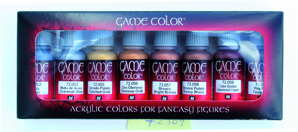 Game Color - Metallic Colors Paint set