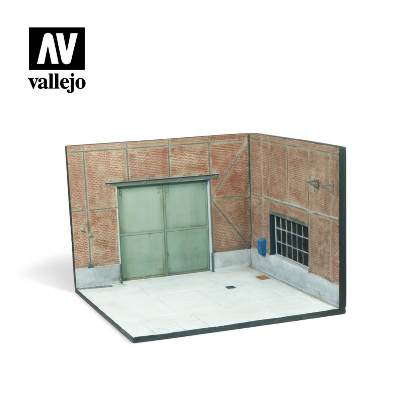 SC113 Vallejo Scenics - Factory Gate 27.5 x 27,5