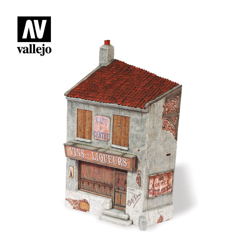 SC114 Vallejo Scenics - French Café 25.5 x 15