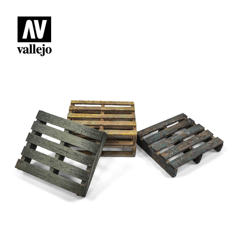 SC233 Vallejo Scenics - Wooden Pallets