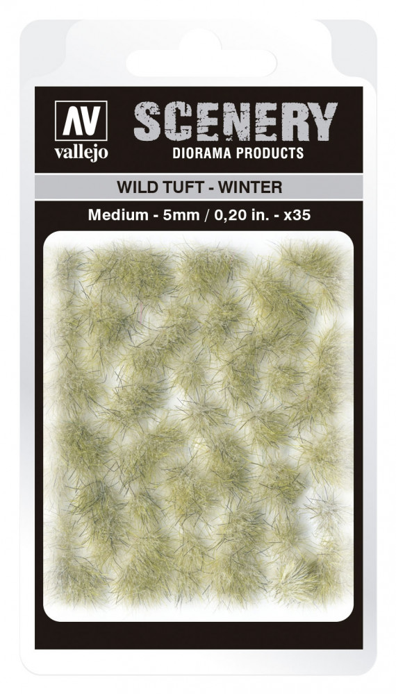SC410 Vallejo Scenery - Wild Tuft - Winter 5 mm