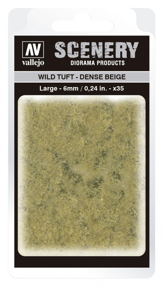 SC412 Vallejo Scenery - Wild Tuft - Dense Beige 6 mm