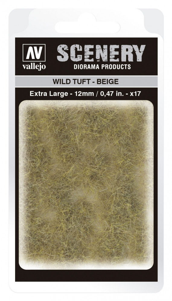 SC429 Vallejo Scenery - Wild Tuft - Beige 12 mm