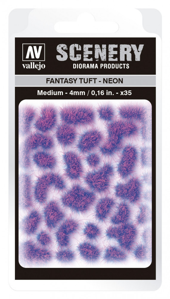 SC430 Vallejo Scenery - Fantasy Tuft - Neon 4 mm