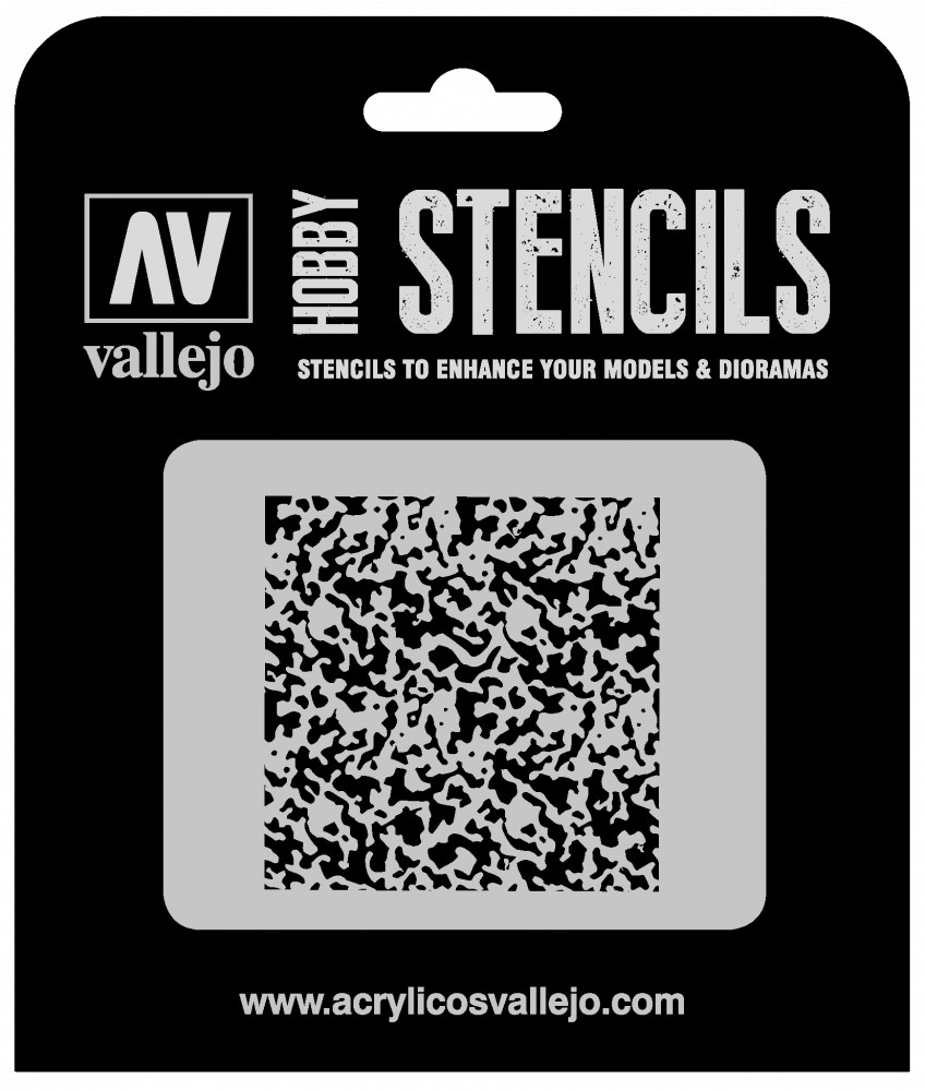 ST-AIR002 Vallejo Stencils - Weathered Paint 1/72