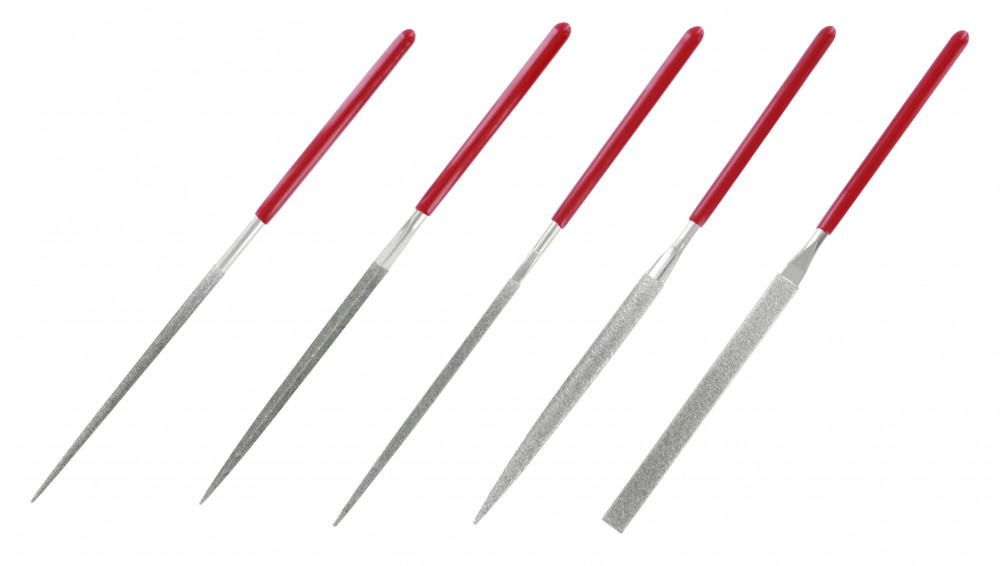 T03002 Tools - Set of 5 Diamond needle files