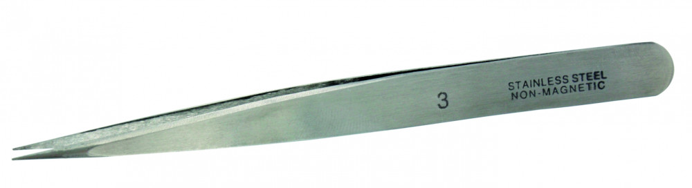 T12003 Tools - #3 Stainless steel tweezers