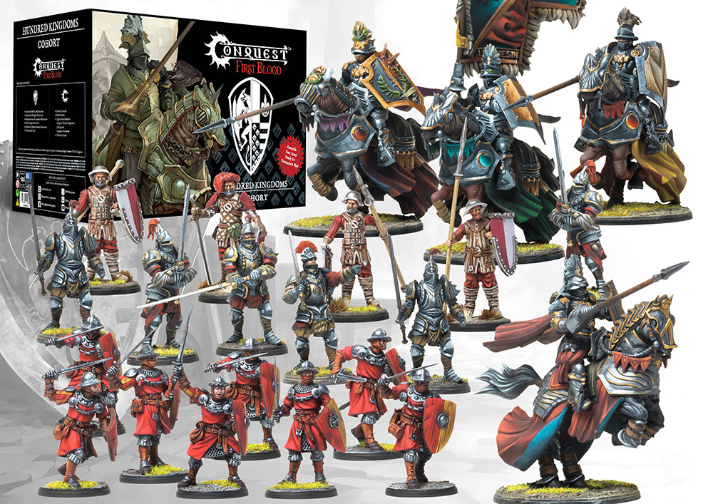 Conquest Hundred Kingdoms: Conquest First Blood Cohort Starter Set