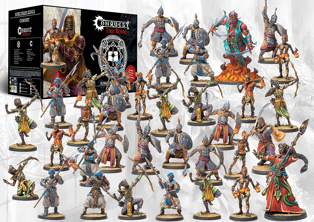 Conquest Sorcerer Kings: Conquest First Blood Cohort Starter Set
