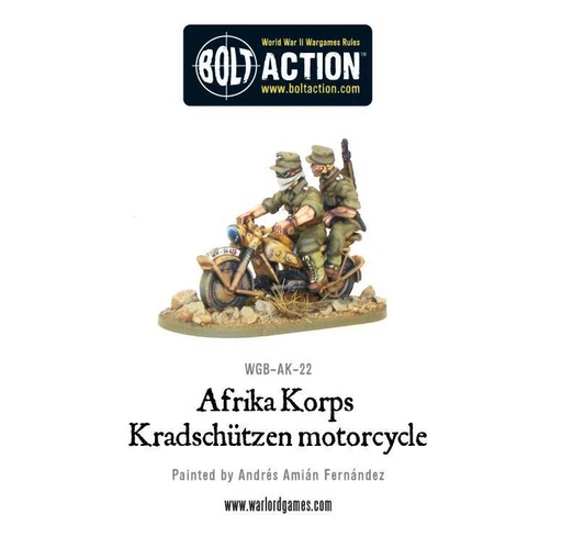 [WGB-AK-22] Afrika Korps Kradschutzen Motorcycle