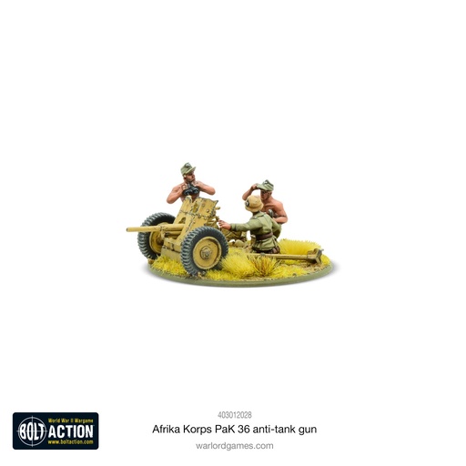[403012028] Afrika Korps Pak 36 Light Anti-Tank Gun