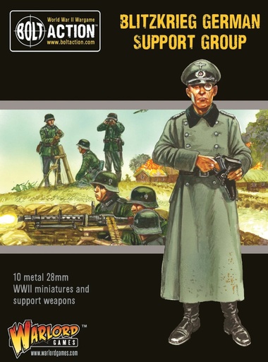 [402212007] Blitzkrieg German Support Group (HQ, Mortar & MMG)