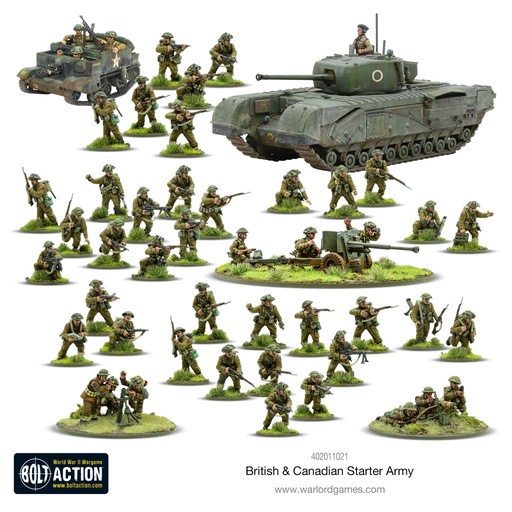 [402011021] British & Canadian Army (1943-45) Starter Army