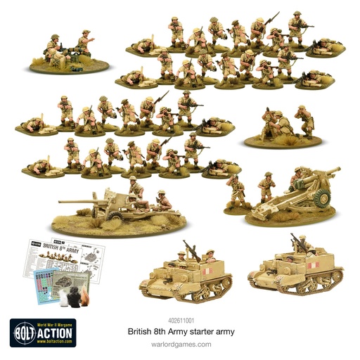 [402611001] British 8th Army Starter Army