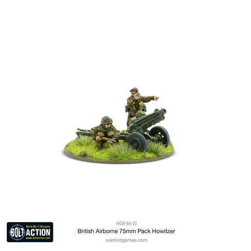 [WGB-BA-23] British Airborne 75mm Pack Howitzer & Crew