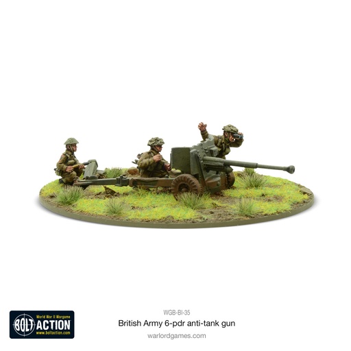 [WGB-BI-35] British Army 6 Pounder Anti Tank Gun
