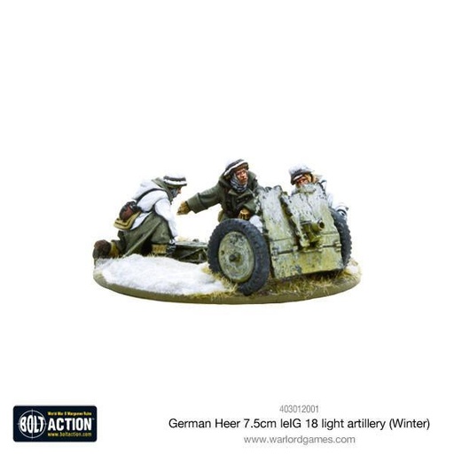 [403012001] German Heer (Winter) 7.5cm leIG 18 Light Artillery