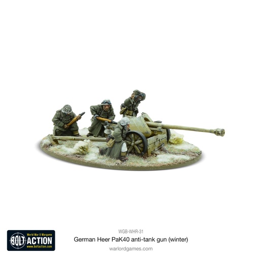 [WGB-WHR-31] German Heer (Winter) 75mm Pak 40 Anti Tank Gun