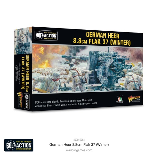 [402012051] German Heer (Winter) 8.8cm Flak 37