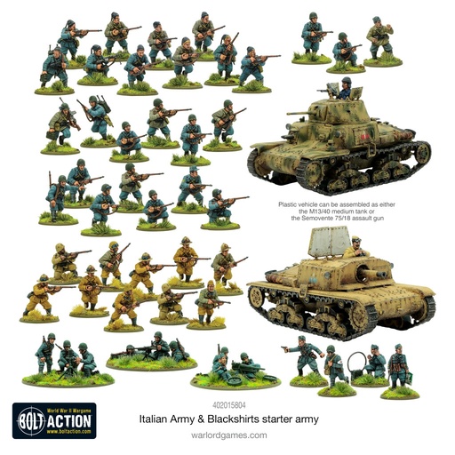 [402015804] Italian Army - Blackshirts Starter Army