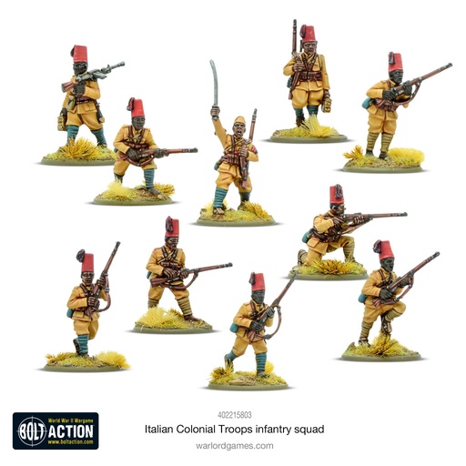 [402215803] Italian Colonial Troops Infantry Squad