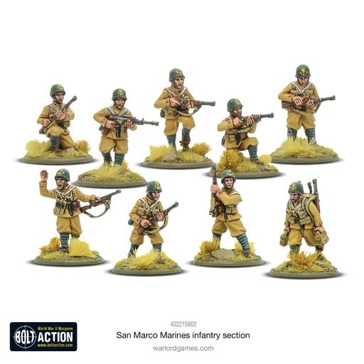 [402215802] Italian San Marco Marines Infantry Section
