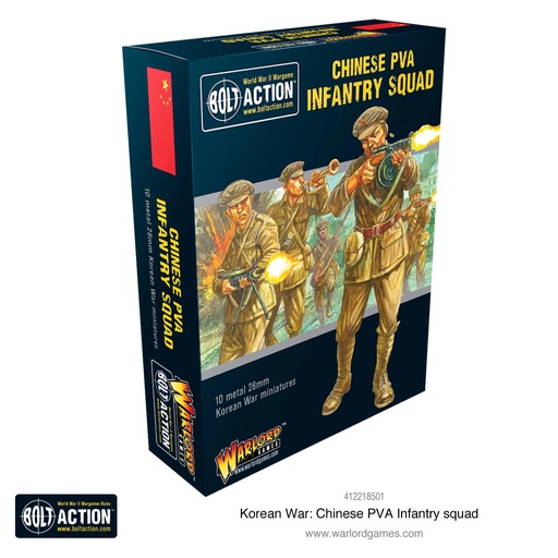 [412218501] Korean War: Chinese PVA Infantry Squad