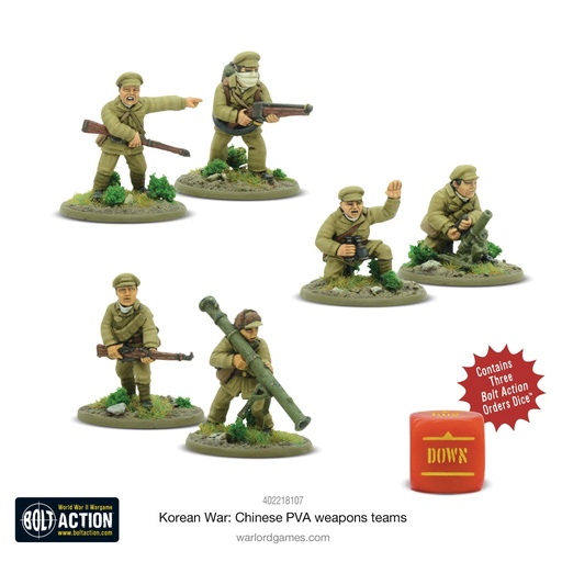 [402218107] Korean War: Chinese PVA Weapons Teams