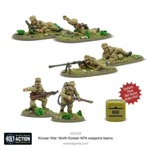 [402218108] Korean War: North Korean KPA Weapons Teams