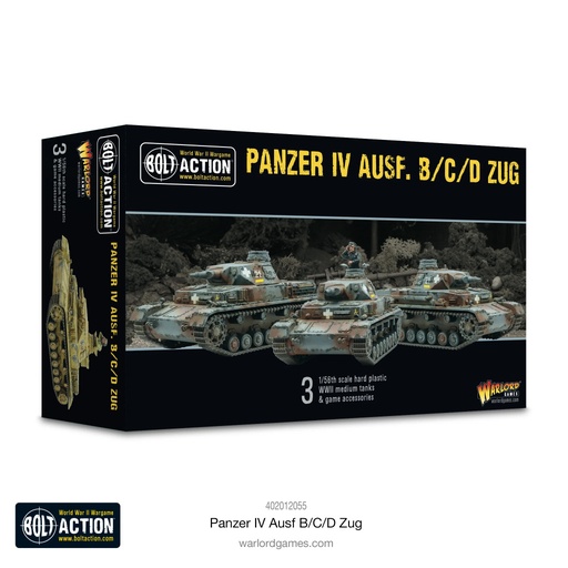 [402012055] Panzer IV Ausf. B/C/D Zug (limited) VERY LOW STOCK