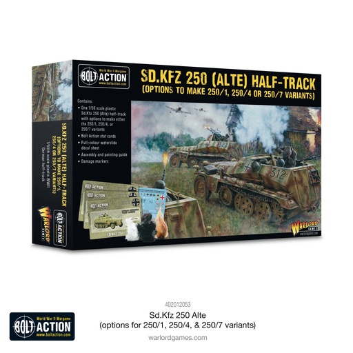 [402012053] Sd.Kfz 250 (Alte) Half-Track (Options for 250/1, 250/4, 250/7)