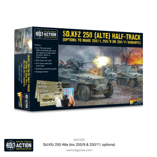 [402012052] Sd.Kfz 250 (Alte) Halftrack (Options for 250/1 & 250/9 & 250/11)