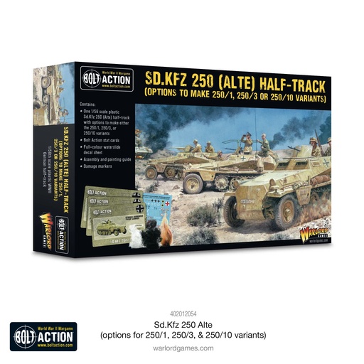 [402012054] Sd.Kfz.250 (Alte) Half-Track (Options for 250/1, 250/3, 250/10)