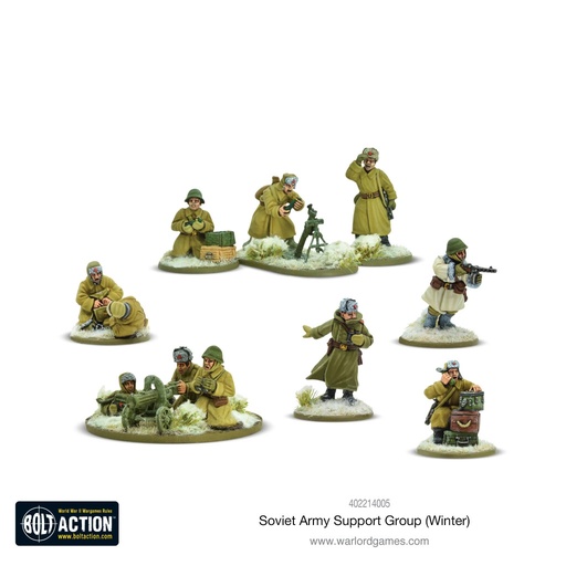 [402214005] Soviet Army (Winter) Support Group (HQ, Mortar & MMG)