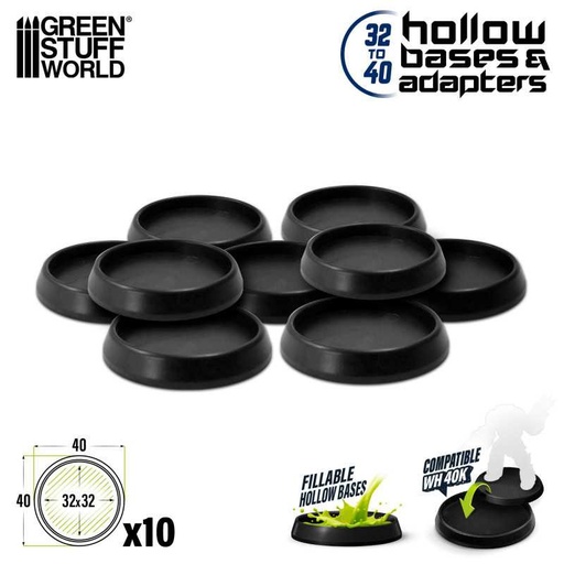 [WYR00018] BASES - Black 40mm