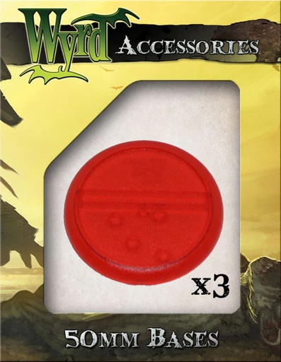 [WYR00048] BASES - Red 50mm