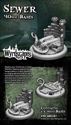 [WYRWS005] WS - Sewer 40MM Wyrdscapes
