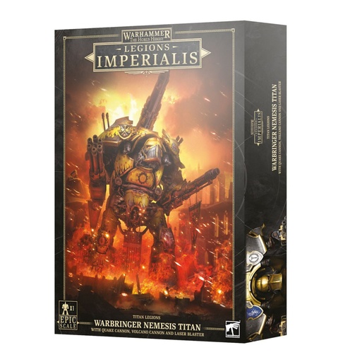[99122699027] LEGIONS IMPERIALIS: WARBRINGER NEMESIS TITAN W/QUAKE CANNON
