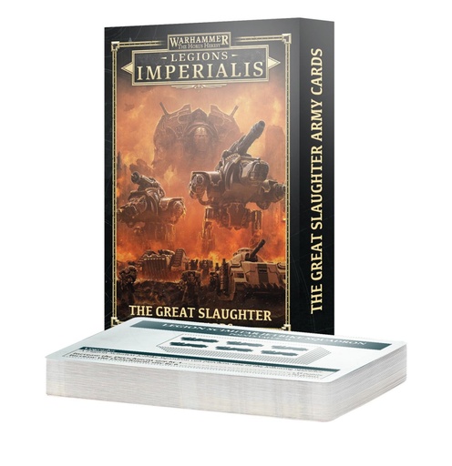 [60052699001] LEGIONS IMPERIALIS: THE GREAT SLAUGHTER ARMY CARDS