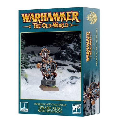 [99122705012] DWARFEN HOLDS: DWARF KING WITH OATHSTONE