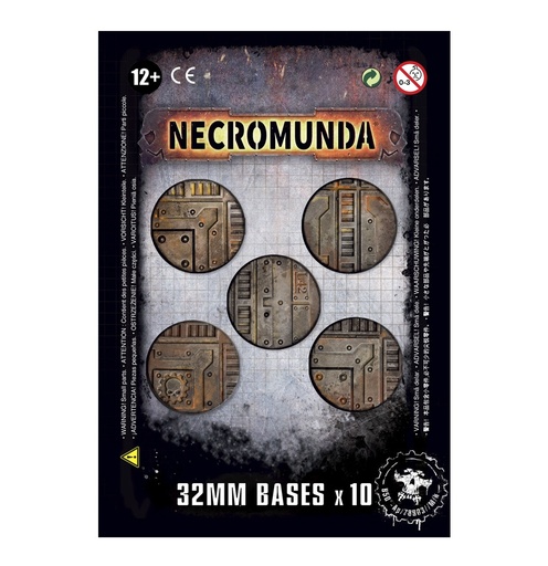 [99070599002] NECROMUNDA 32MM BASES (X10)