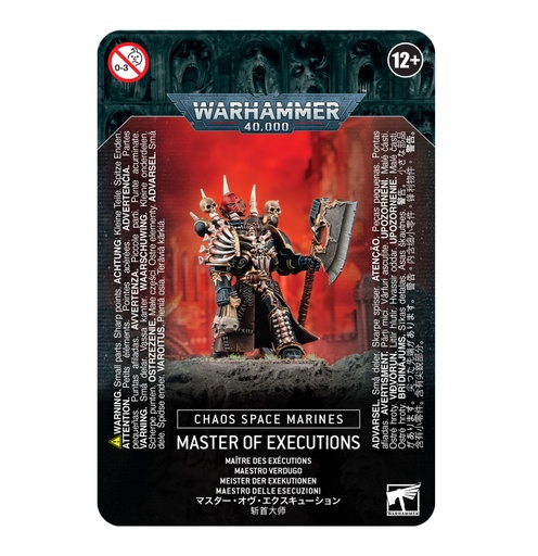 [99070102024] CHAOS SPACE MARINES MASTER OF EXECUTIONS