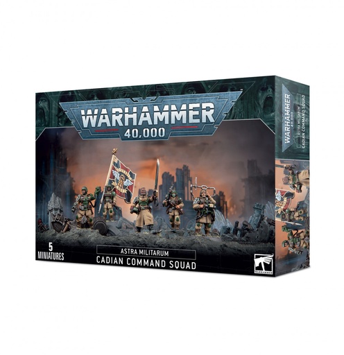 [99120105102] ASTRA MILITARUM: CADIAN COMMAND SQUAD