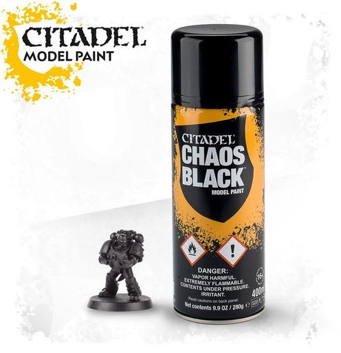 [9920999909006] CHAOS BLACK SPRAY 400ML