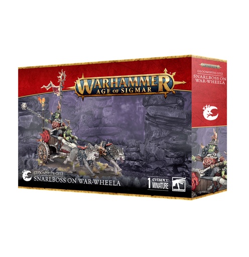 [99120209130] GLOOMSPITE GITZ: SNARLBOSS ON WAR-WHEELA