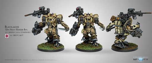 [280191-0677] Blackjacks, 10th Heavy Ranger Bat. (T2 Sniper Rifle)