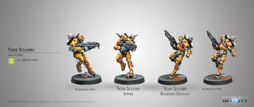 [280396-0641] Tiger Soldiers (Spitfire/ Boarding Shotgun)