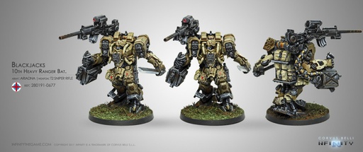 [281120-0920] Infinity CodeOne: Blackjacks, 10th Heavy ranger Bat.(AP HMG)