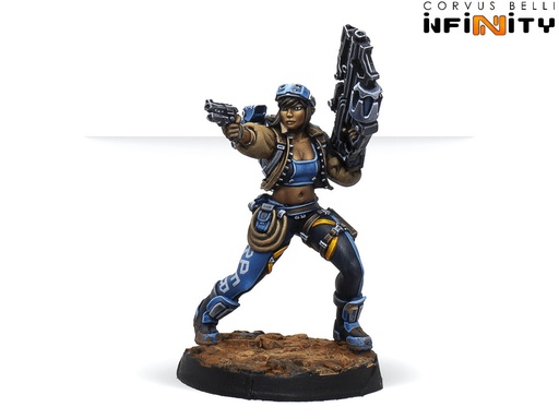 [281244-1132] Dr. Priya Harper, Archeo-raider (Plasma Carbine)