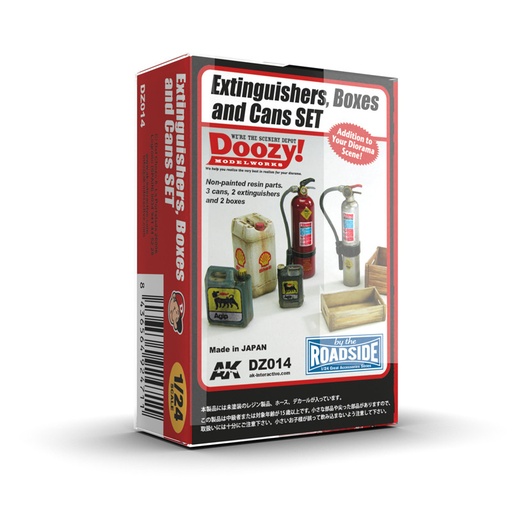 [DZ014] Accesories - EXTINGUISHERS, BOXES AND CANS SET